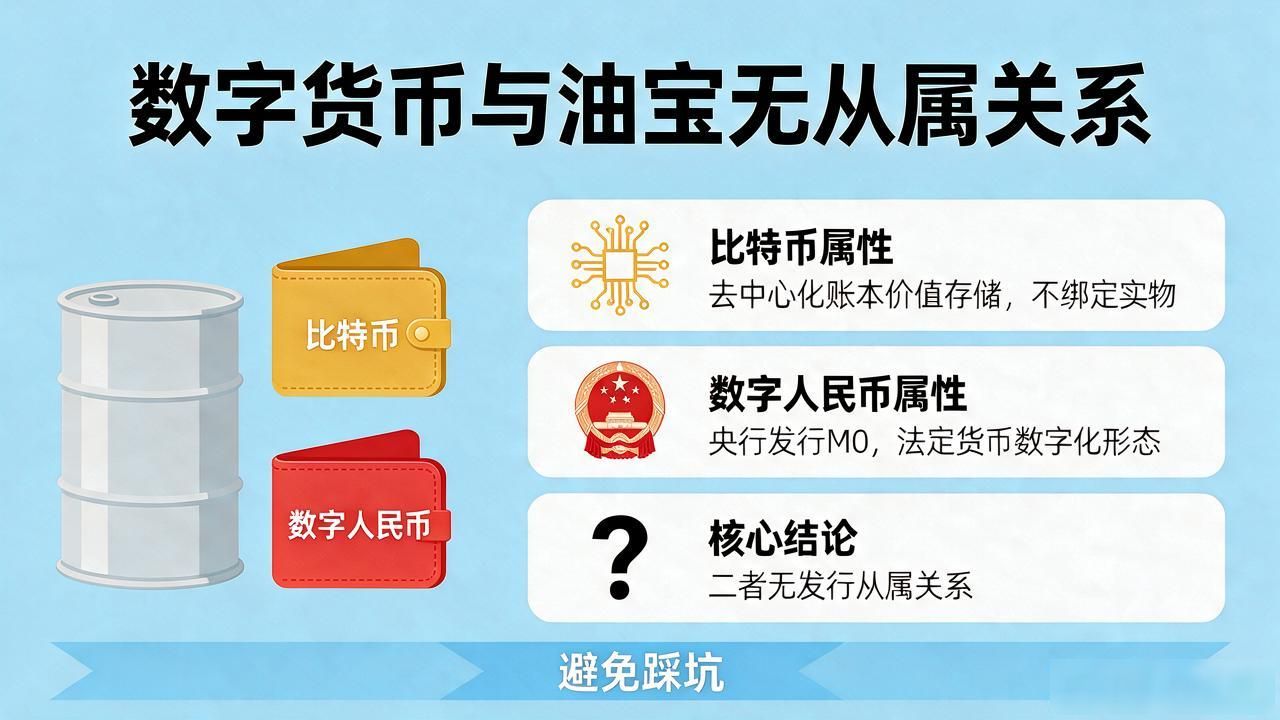 数字货币和油宝啥关系？搞不懂这层逻辑很容易踩坑