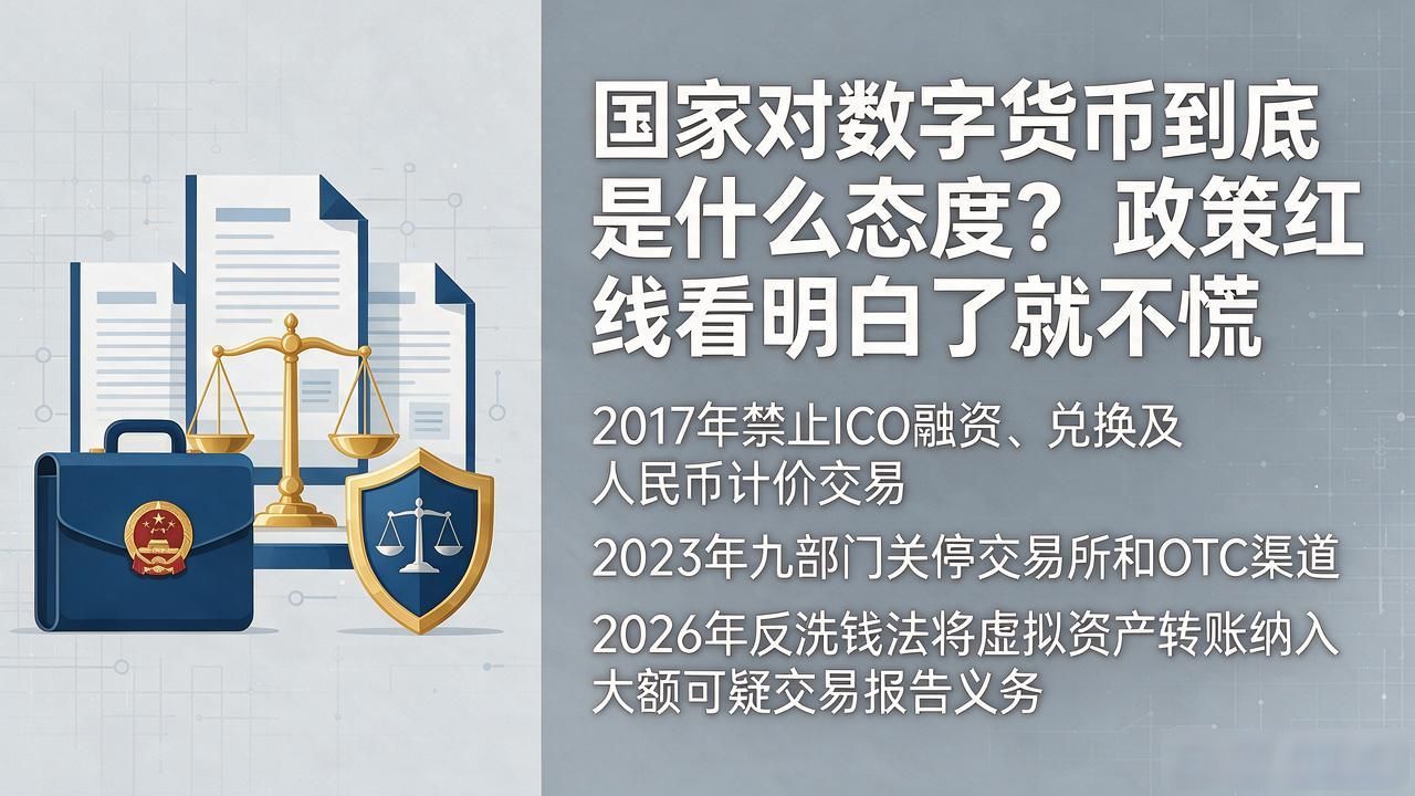 国家对数字货币到底是什么态度？政策红线看明白了就不慌