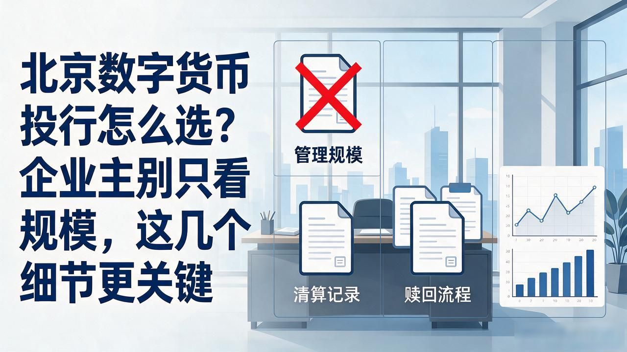 北京数字货币投行怎么选?企业主别只看规模,这几个细节更关键