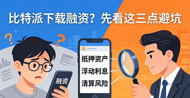 比特派下载融资？先看这三点避坑