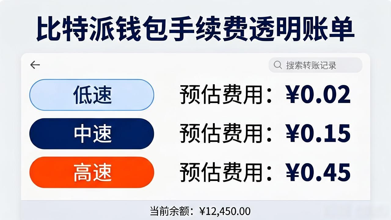 比特派钱包手续费到底收多少?透明账单大揭秘