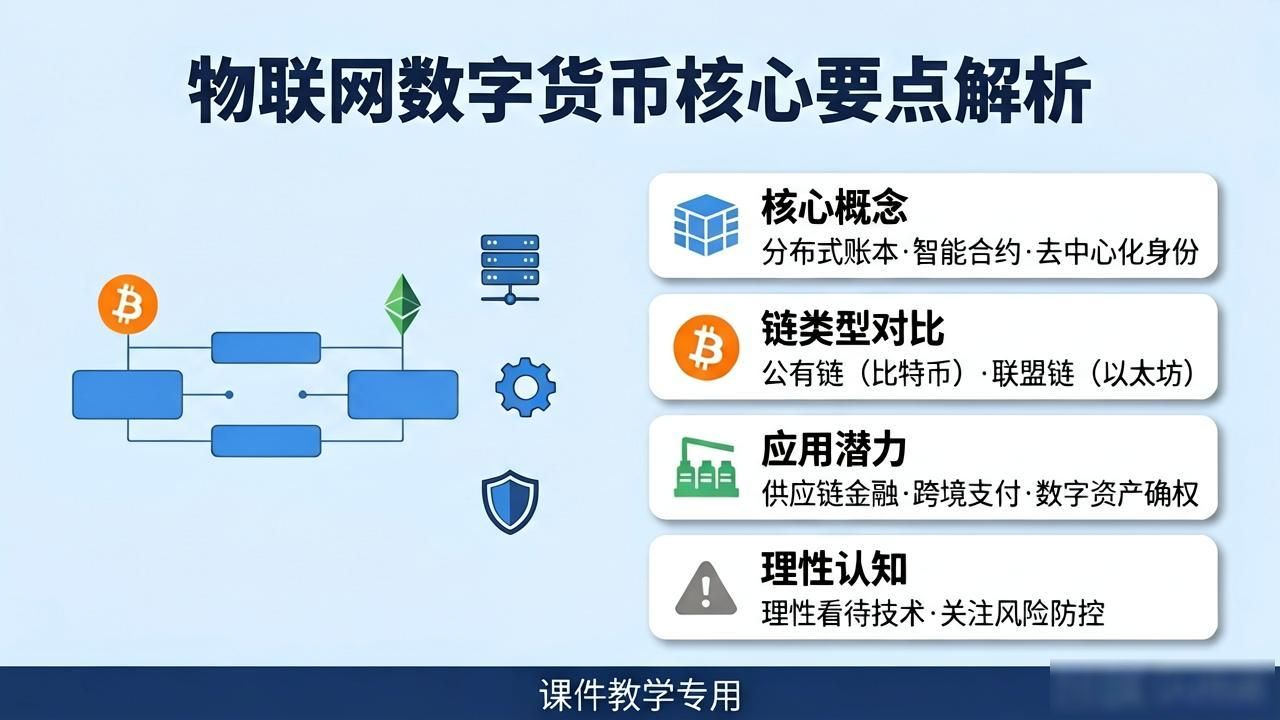 物联网数字货币课件：核心要点全解析与教学设计