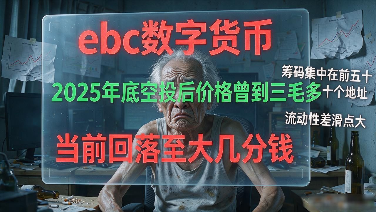 ebc数字货币能买吗？一个老韭菜的大实话