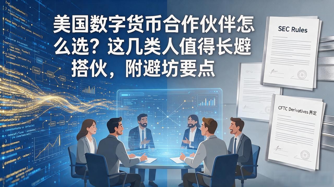美国数字货币合作伙伴怎么选?这几类人值得长期搭伙,附避坑要点