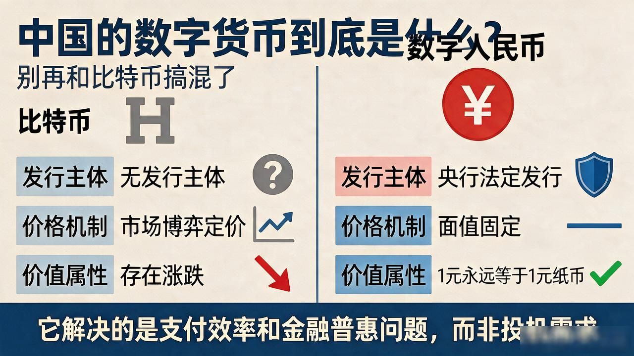 中国的数字货币到底是什么?别再和比特币搞混了