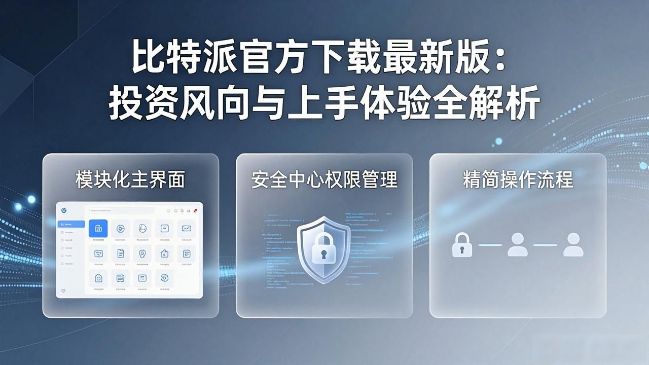 比特派官方下载最新版:投资风向与上手体验全解析