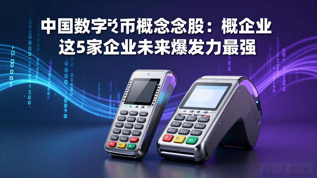 中国数字货币概念股:这5家企业未来爆发力最强
