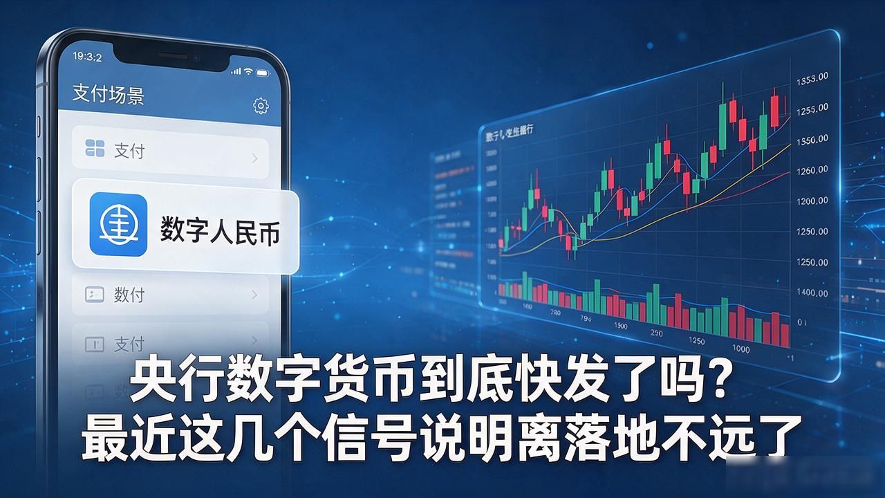央行数字货币到底快发了吗?最近这几个信号说明离落地不远了