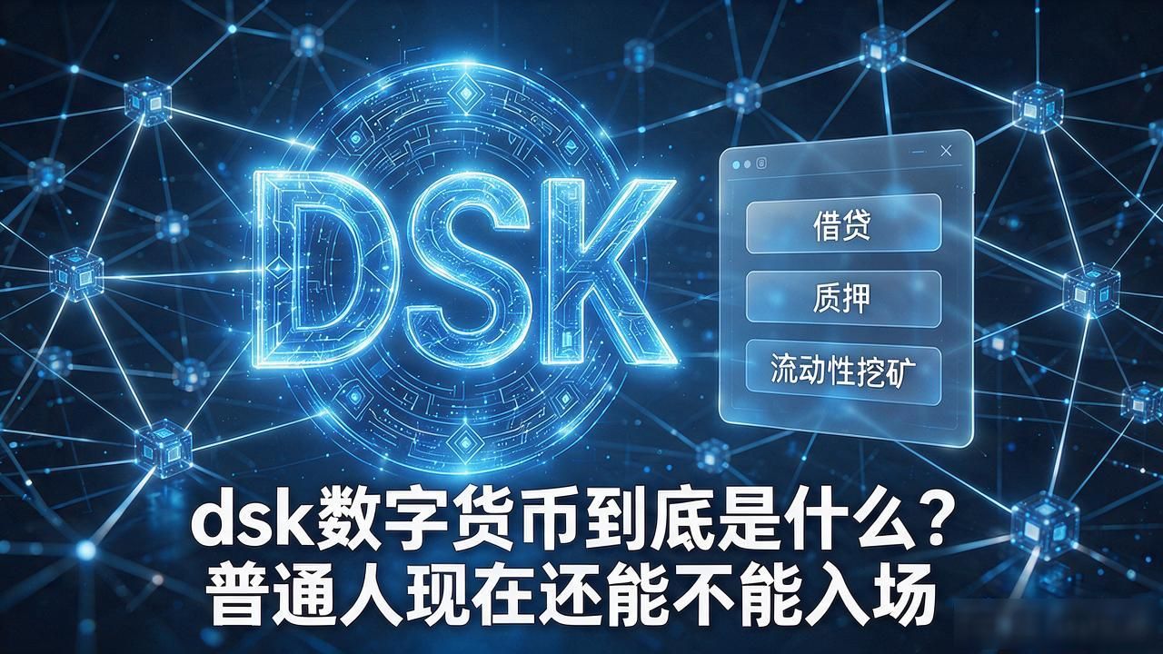 dsk数字货币到底是什么?普通人现在还能不能入场