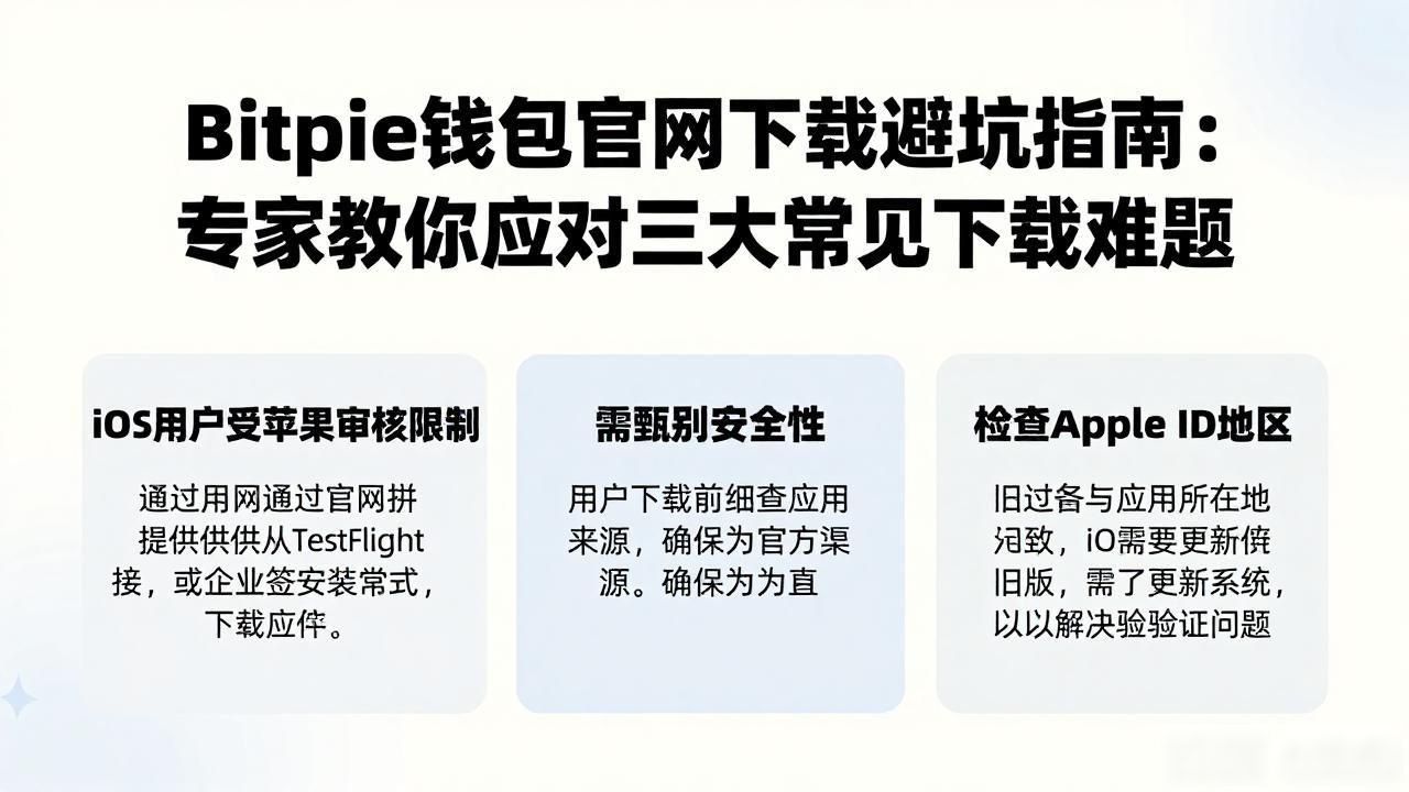 Bitpie钱包官网下载避坑指南:专家教你应对三大常见下载难题