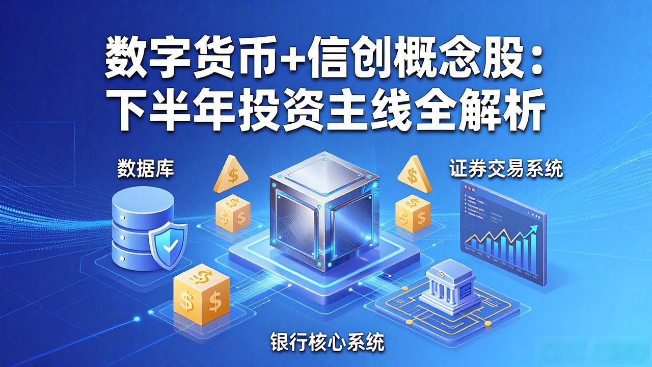 数字货币+信创概念股:下半年投资主线全解析
