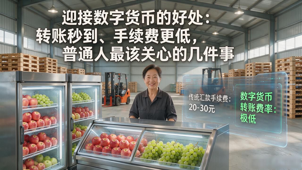 迎接数字货币的好处：转账秒到、手续费更低，普通人最该关心的几件事