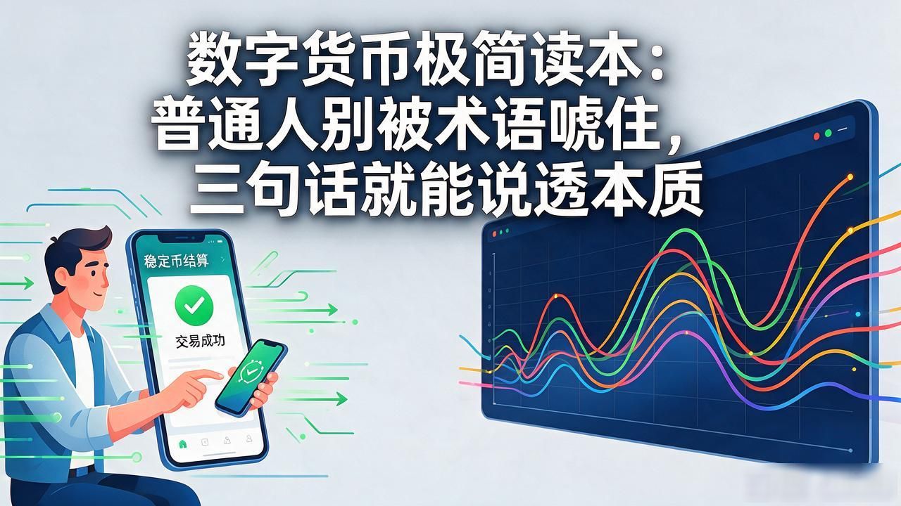 数字货币极简读本：普通人别被术语唬住，三句话就能说透本质