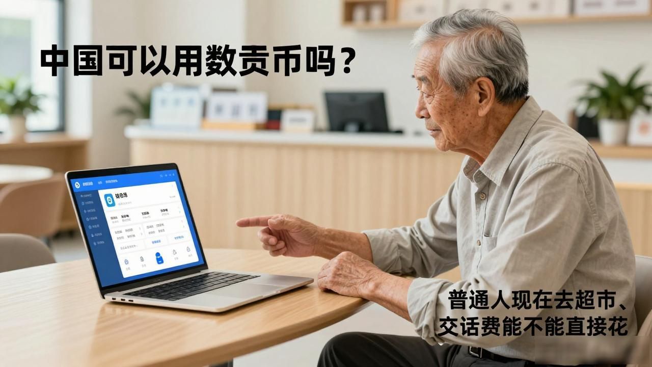 中国可以用数字货币吗？普通人现在去超市、交话费能不能直接花