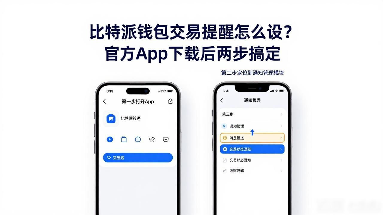 比特派钱包交易提醒怎么设？官方App下载后两步搞定