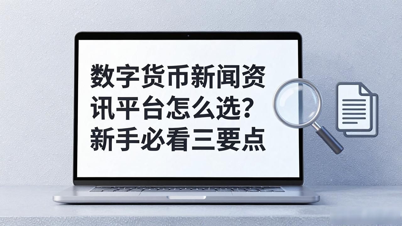 数字货币新闻资讯平台怎么选？新手必看三要点