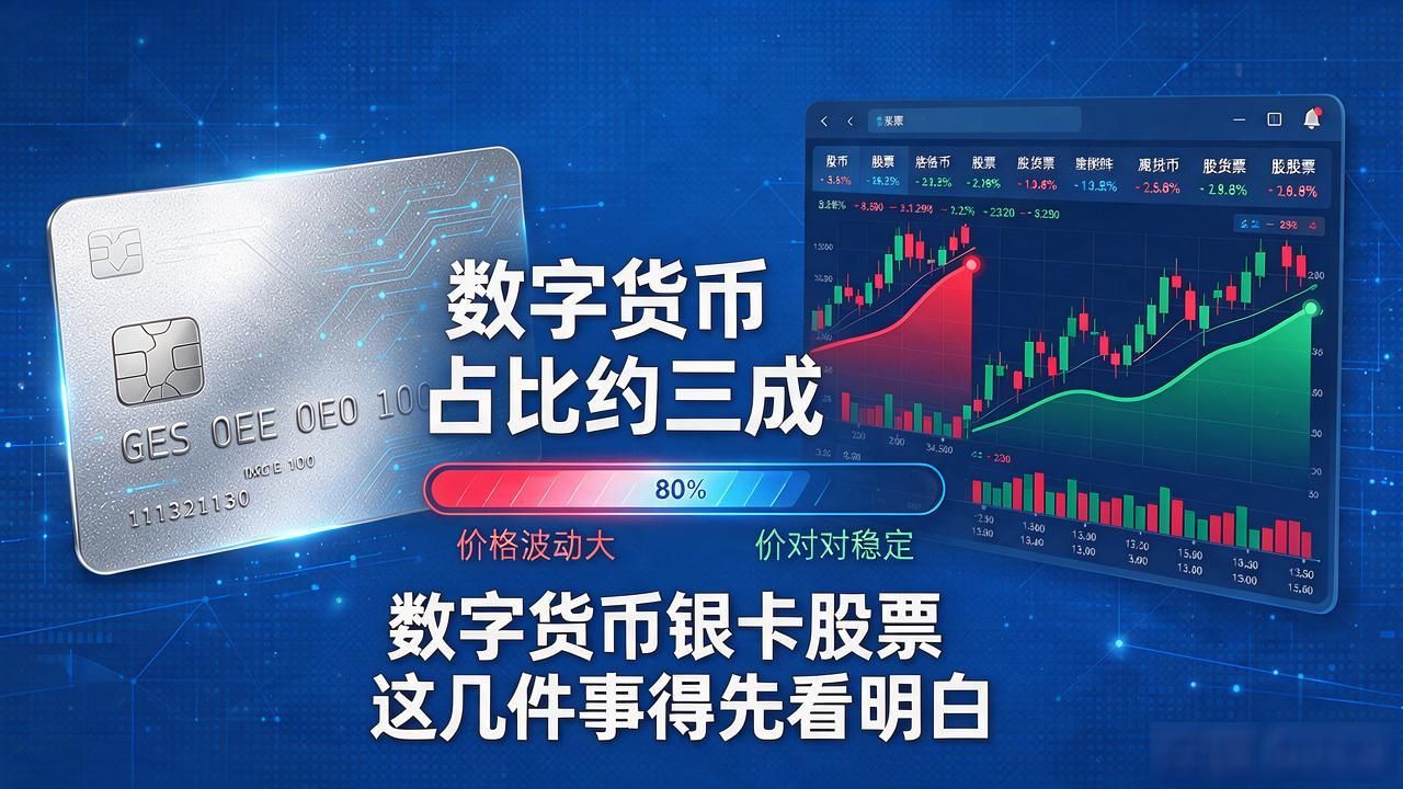 手里有张银卡，想加个股票账户？数字货币银卡股票这几件事得先看明白
