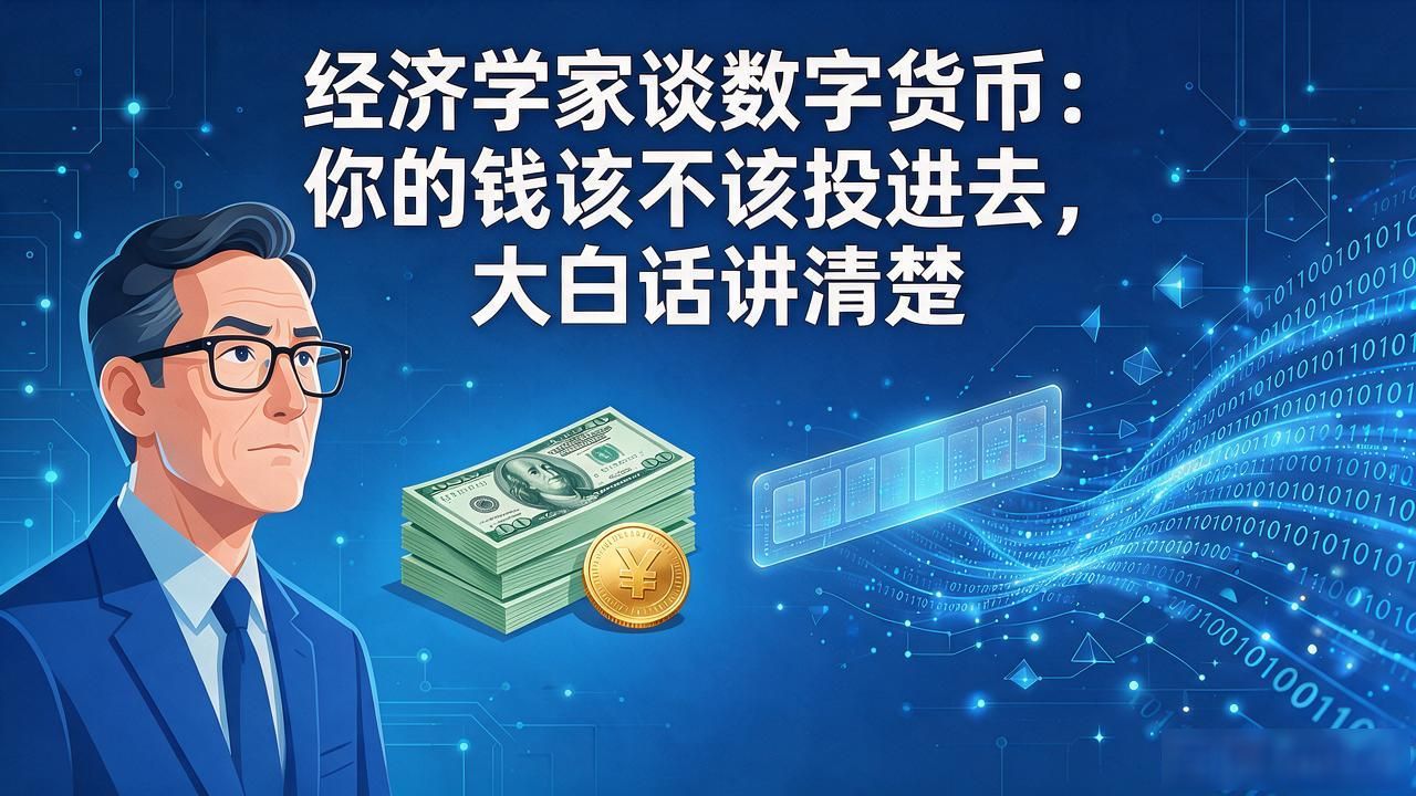 经济学家谈数字货币：你的钱该不该投进去，大白话讲清楚