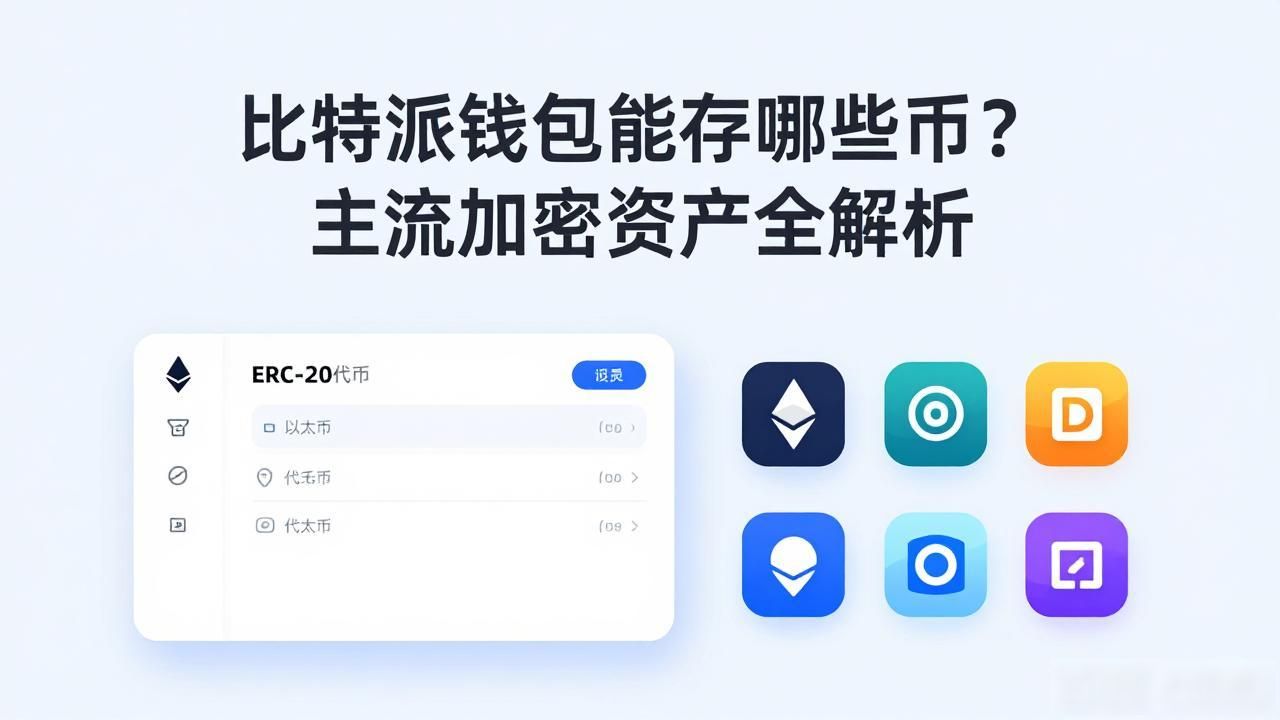 比特派钱包能存哪些币?主流加密资产全解析