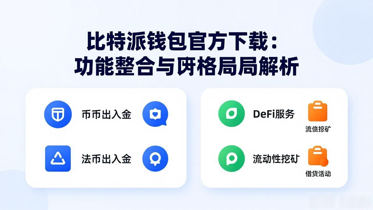 比特派钱包官方下载:功能整合与战略布局解析