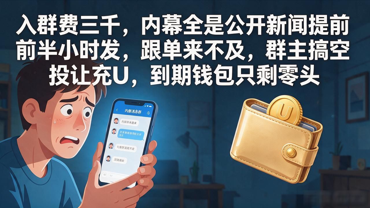数字货币聊天群靠谱吗？混了三年、亏了八万的老哥说几句大实话