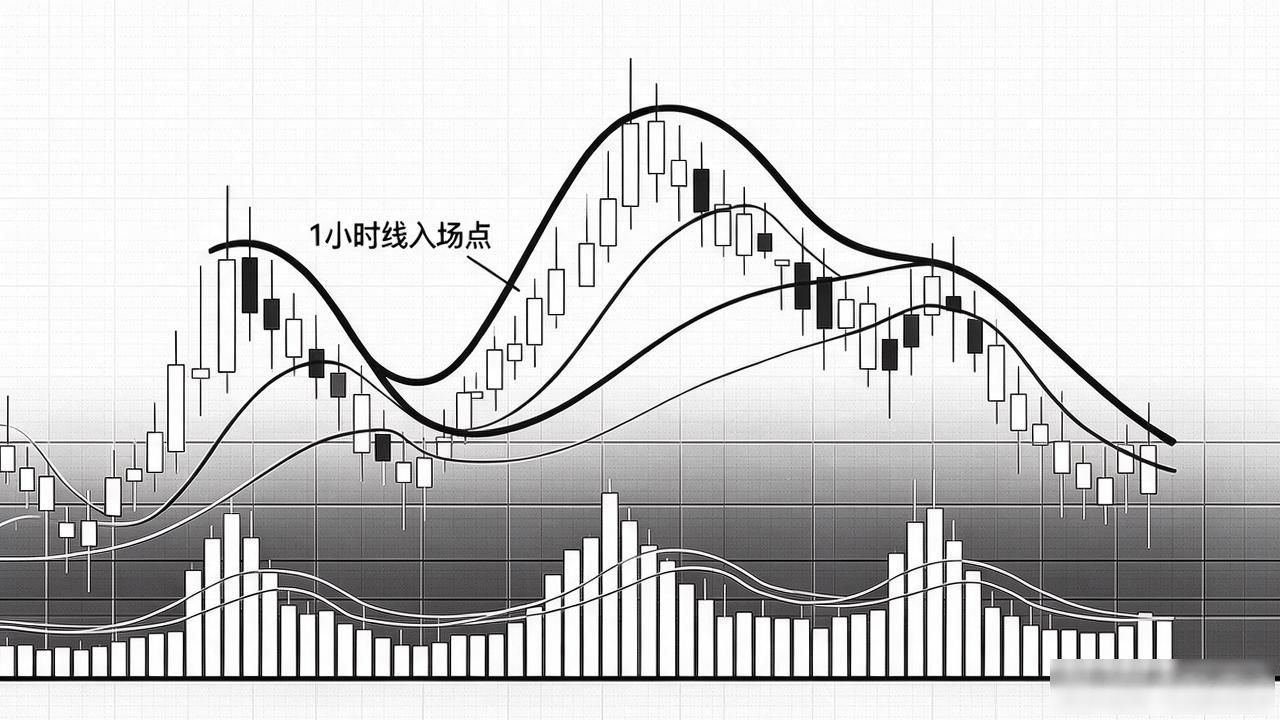 数字货币黑白趋势图怎么看？老交易员只靠这根线读盘