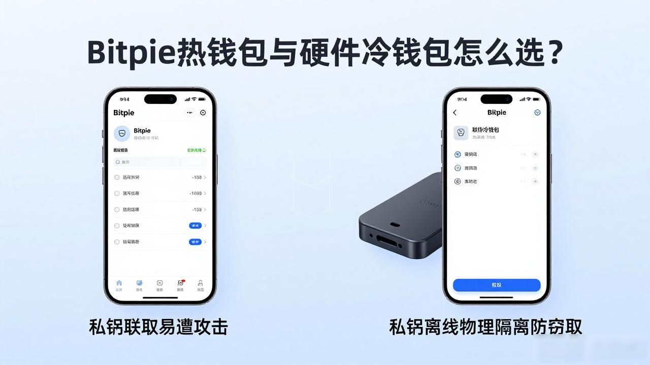 Bitpie热钱包与硬件冷钱包怎么选?