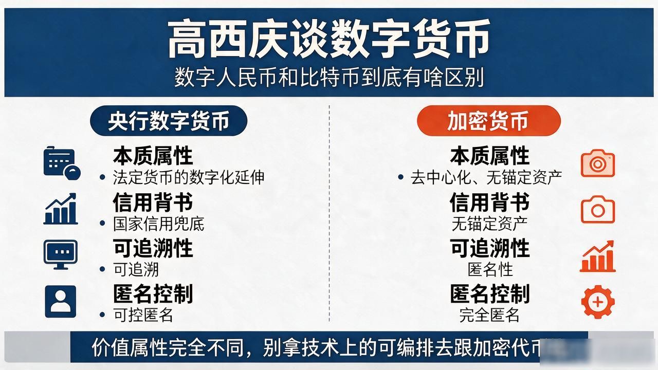 高西庆谈数字货币,数字人民币和比特币到底有啥区别