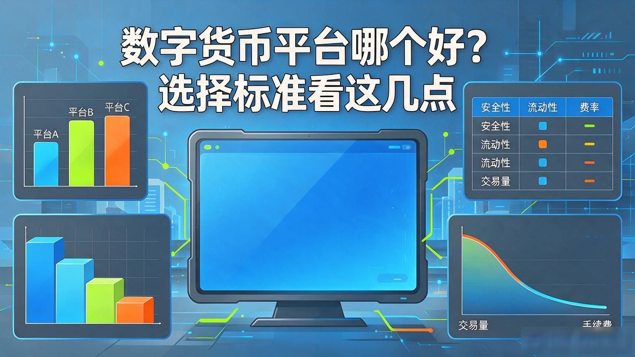 数字货币平台哪个好?选择标准看这几点
