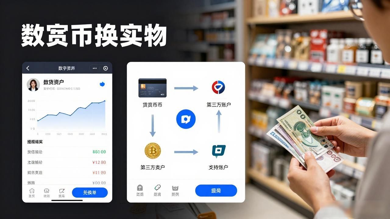 数字货币换实物怎么操作？这四点你必须了解