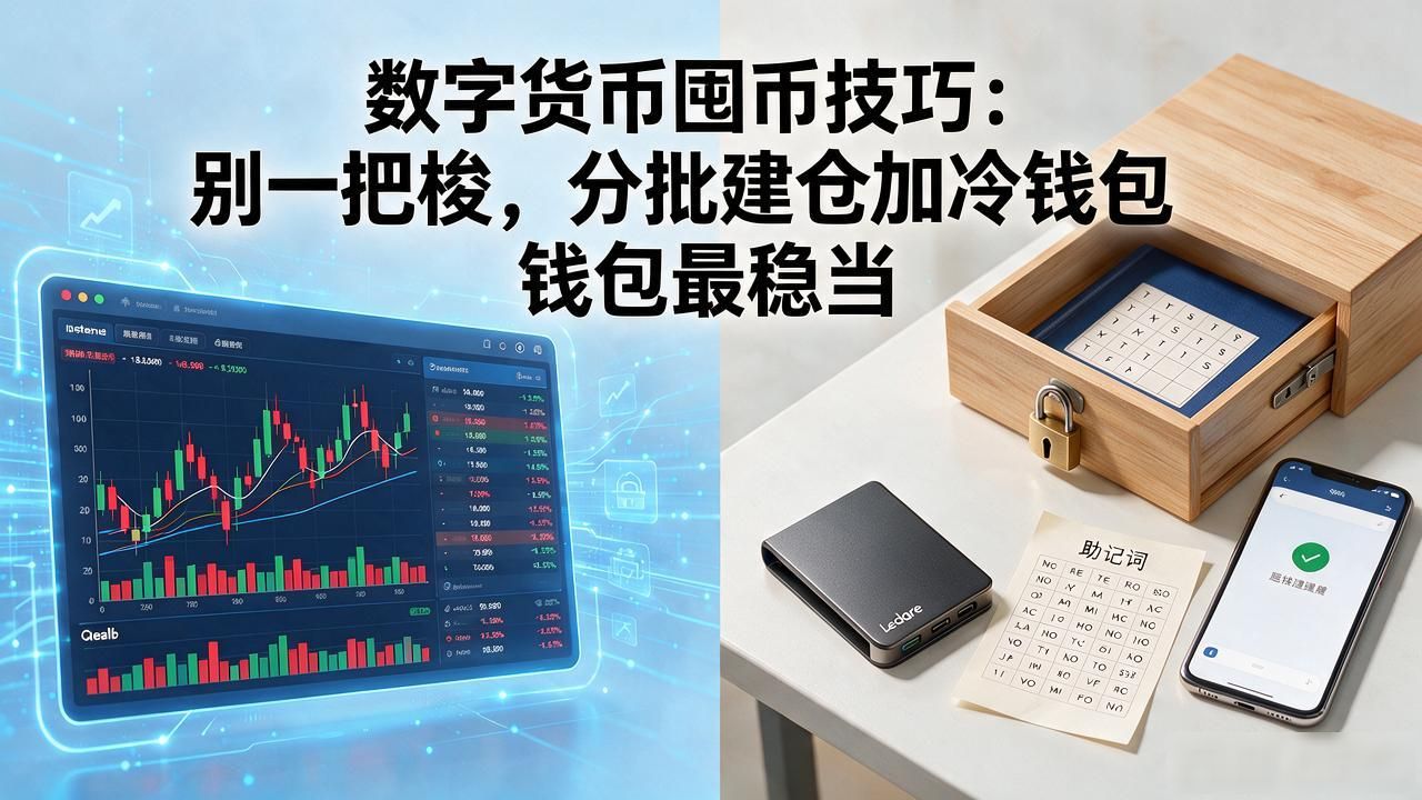 数字货币囤币技巧：别一把梭，分批建仓加冷钱包最稳当