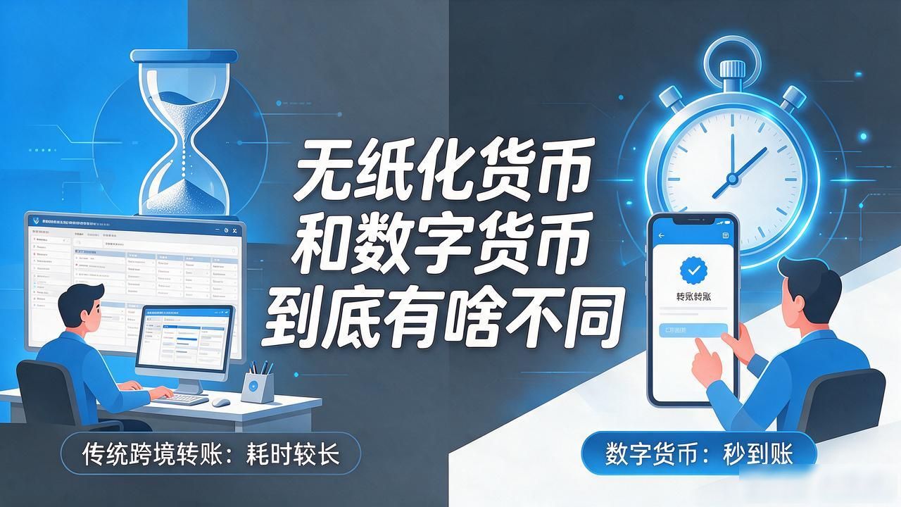 无纸化货币和数字货币到底有啥不同 普通人花钱用着顺不顺手