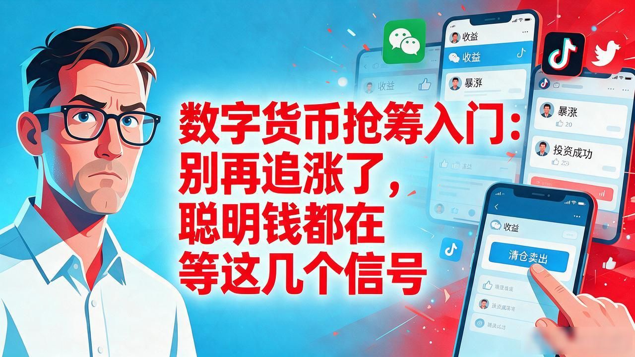 数字货币抢筹入门：别再追涨了，聪明钱都在等这几个信号