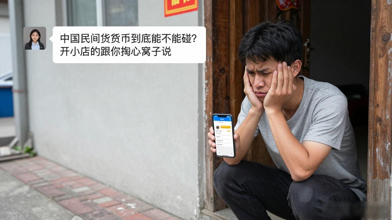 中国民间数字货币到底能不能碰？开小店的跟你掏心窝子说