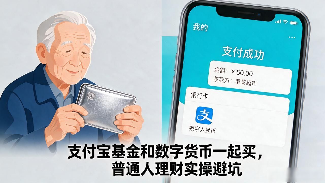 支付宝基金和数字货币一起买，普通人2026年理财实操避坑