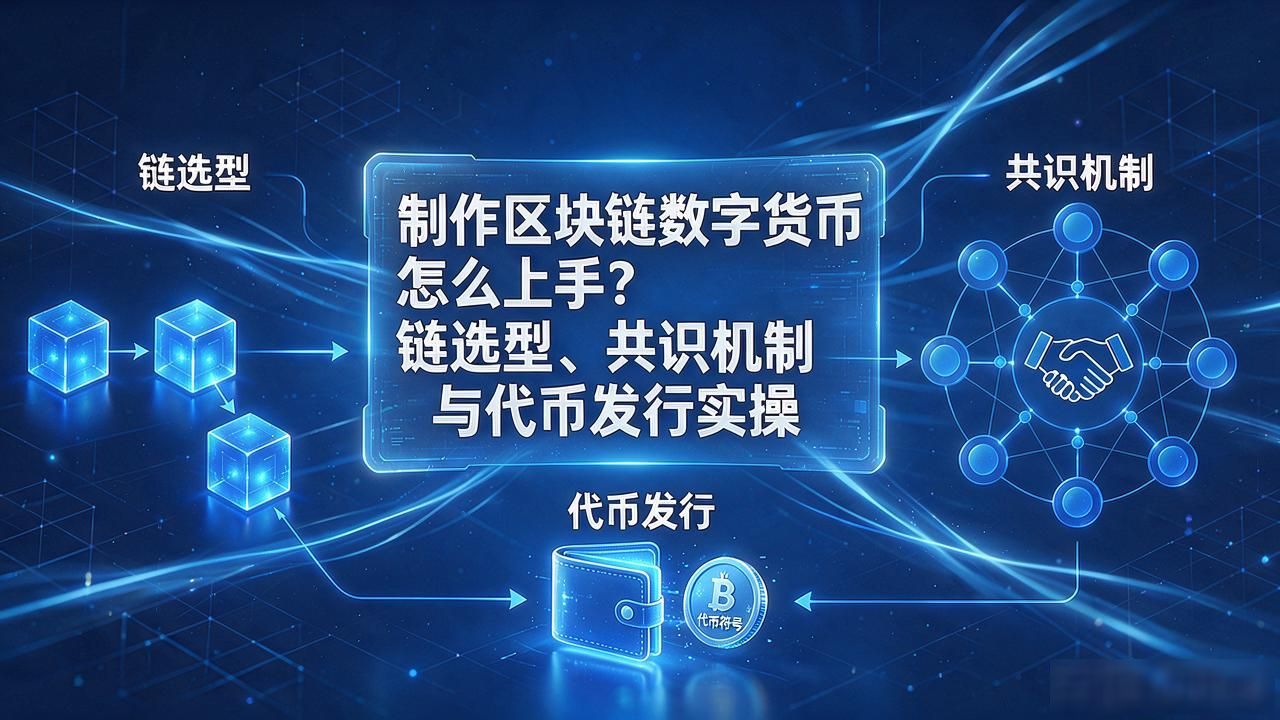 制作区块链数字货币怎么上手？链选型、共识机制与代币发行实操