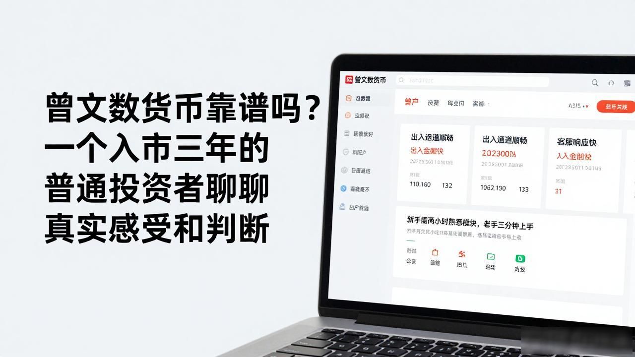 曾文数字货币靠谱吗?一个入市三年的普通投资者聊聊真实感受和判断