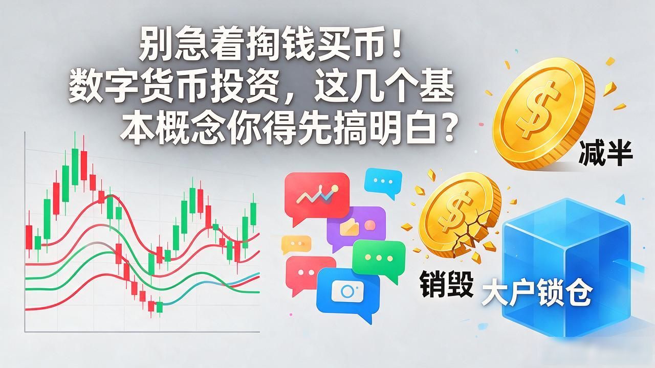 别急着掏钱买币！数字货币投资，这几个基本概念你得先搞明白