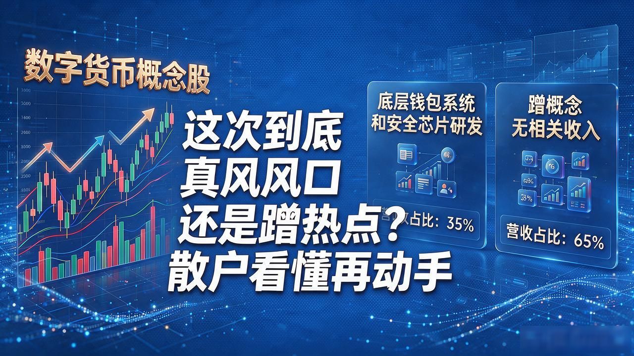 数字货币概念股又活跃了，这次到底是真风口还是蹭热点？散户看懂再动手