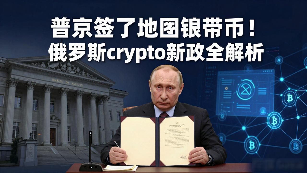 普京签了加密数字货币！俄罗斯crypto新政全解析