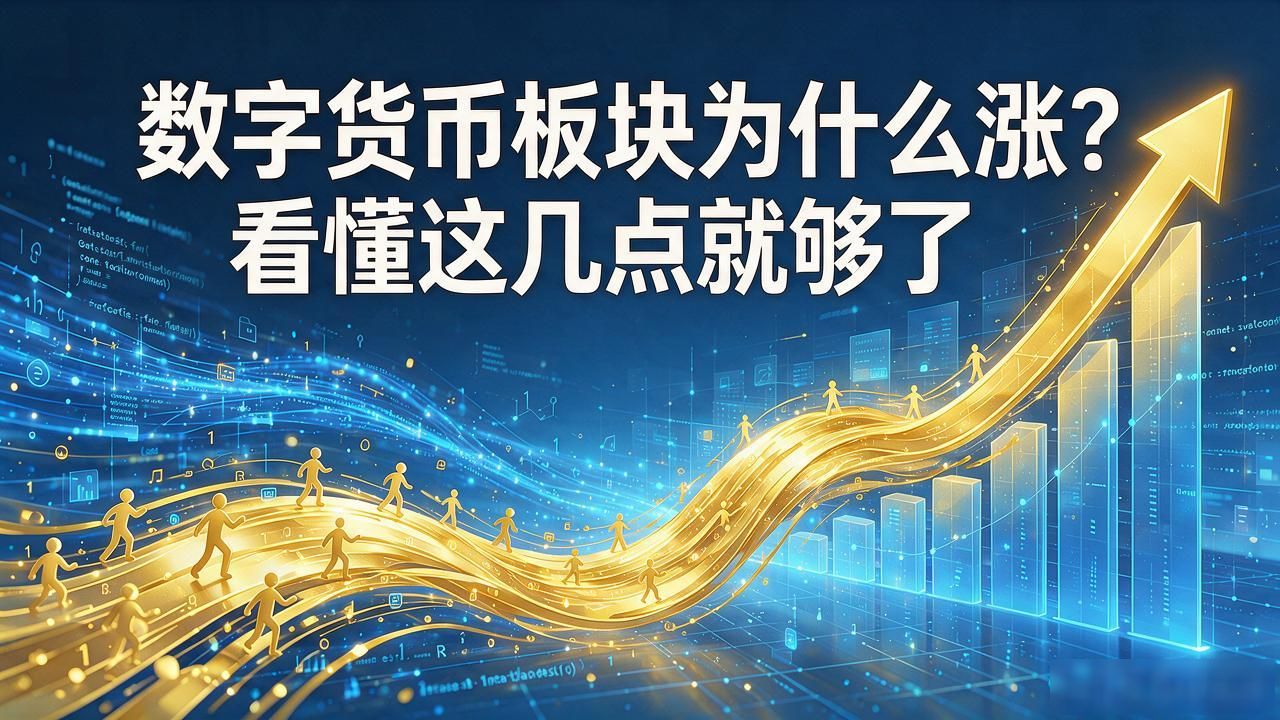 数字货币板块为什么涨？看懂这几点就够了