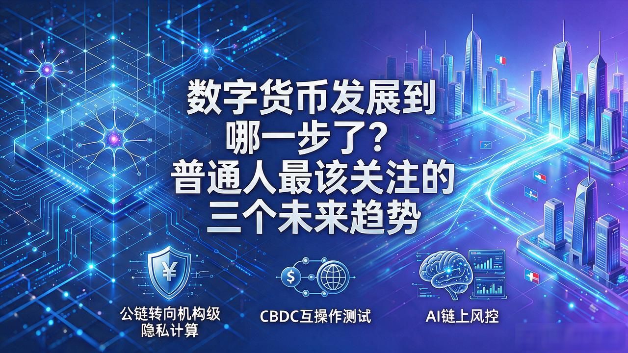 数字货币发展到哪一步了？普通人最该关注的三个未来趋势
